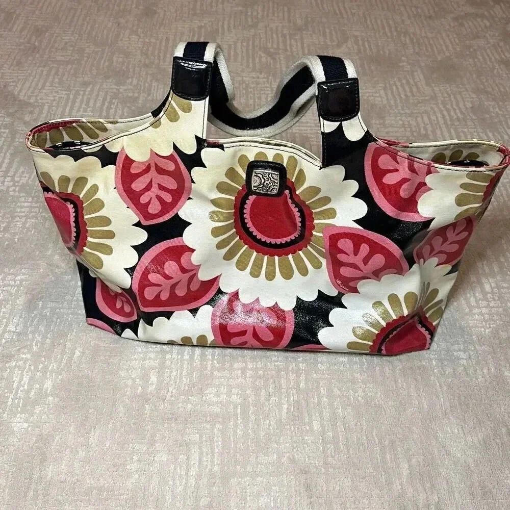 Brighton Floral Beach Tote Shoulder Bag - Picture 2 of 16